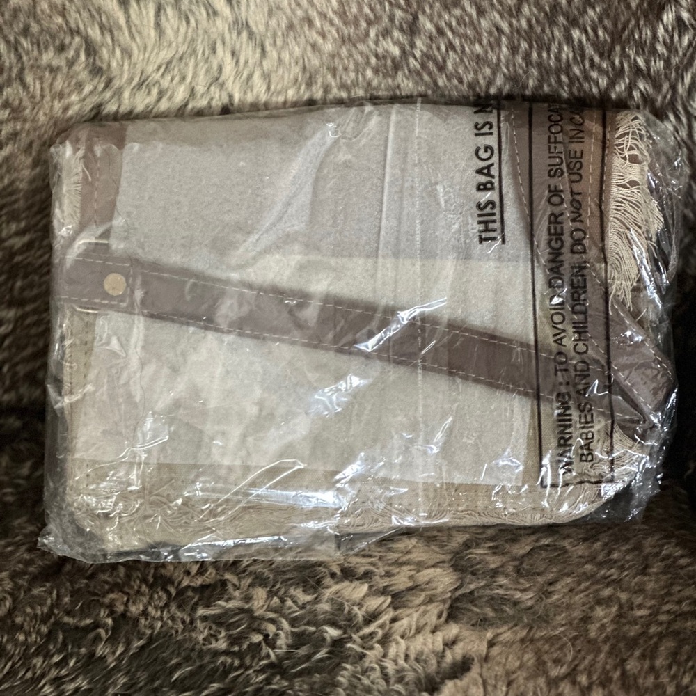 Myra Bag Gray and Brown Satchel